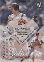 Back of 1995 Leaf Cal Ripkencard number 134