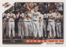 1996 Score Card number 60 Cal Ripken