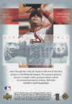 Back of 2003 SP AuthenticCard 54 Albert Pujols