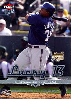2006 Ultra baseball Card 249 Prince Fielder RL13