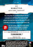 Back of 2011 Topps Town card TT-49 CC Sabathia