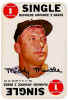 1968 Topps Game insert Card 2 Mickey Mantle