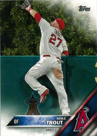 2016 Topps Checklist Card 1 Mike Trout