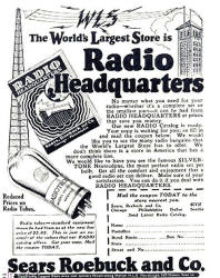 WLS Radio Sears World's Largest Store Flyer