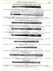 1924 Buhl Sons Company Catalog Louisville Slugger Bats