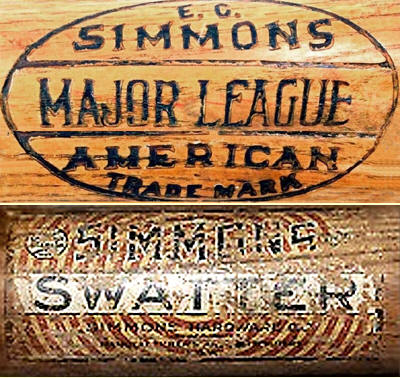E.C. Simmons American Baseball Bats
