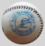 1917 Reach Official American League War Department Baseball