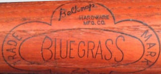 Belknap Hardware & Mfg Co. Blue Grass Baseball Bat
