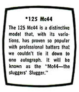 Mc44 Baseball Bat 1972 catalog