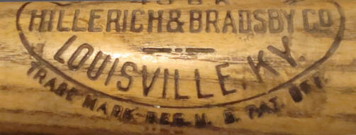 Louisville Slugger 40 B.K. dash-dot-dash baseball bat