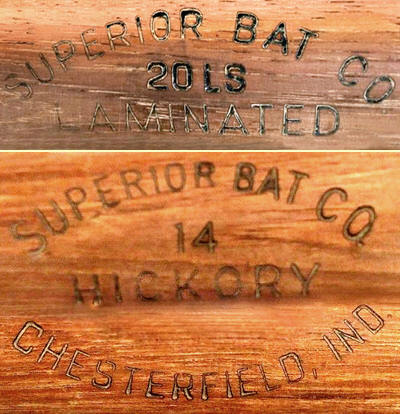  Superior Bat Company Baseball Bats