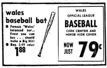 Famous Wales Balanced Baseball Bat