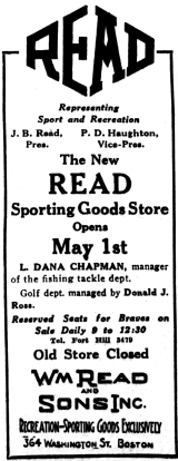 1916 Read Sporting Goods Store - Wm Read & Sons 