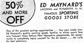 Ed Maynard's Famous Sporting Goods Store