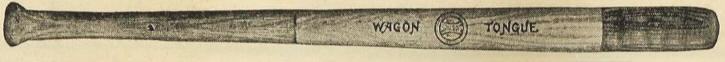 1902 Spalding No. 3/0 Wagon Tongue baseball Bat