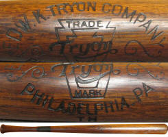 1920's Edw. K. Tryon TH Baseball Bat