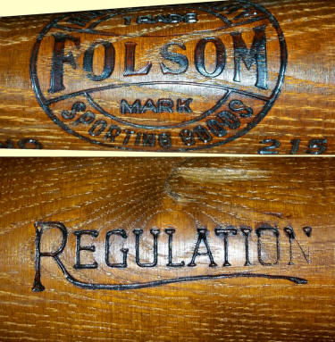 Folsom Sporting Goods Regulation Baseball Bat