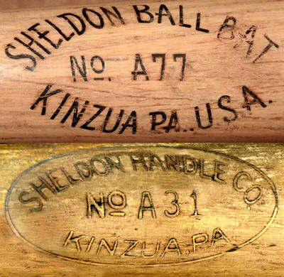 Sheldon Handle Co. Baseball Bat