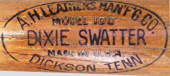 A.H. Leathers Mfg Co. Dixie Swatter Baseball Bat