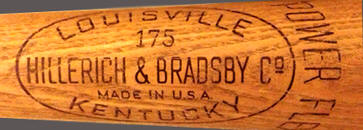 Hillerich & Bradsby Co. No. 175 Power Flex Grand Slam Bat 1966-1971