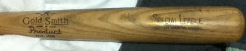 Pepper Martin Goldsmith No. 100 special League Baseball Bat