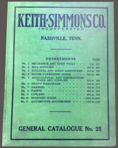 Keith Simmons & Company 1925 catalog