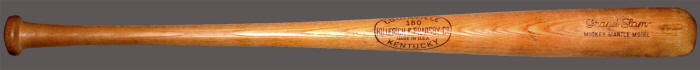 Mickey Mantle Hillerich & Bradsby Co. 180 Grand Slam Baseball Bat