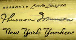 Thurman Munson New York Yankees Bat Day Bat