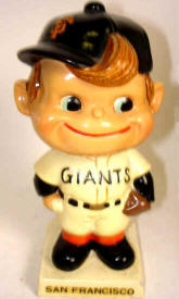SF Giants Boy Face Bobbing Head Doll 