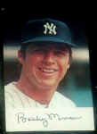 Bobby Murcer 1971 New York Yankees Clinic Schedule Postcard