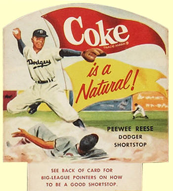 1952 Coca-Cola Baseball Tips Checklist