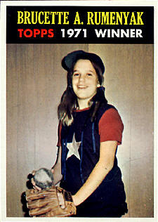 1971 Topps Winner Brucette C. Rumenyak Baseball Card 