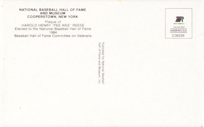 Henry “Hank” Aaron National Baseball Hall Of Fame & Museum Postcard  Unsigned!