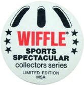 Back of 1978 Wiffle Ball insert Baseball Disc