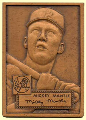 1986 Topps Traded Mickey Mantle Bronze Dealer Premium