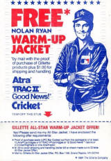 1984 Nolan Ryan All Star Ballot 