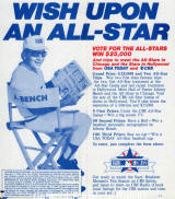 1990 Johnny Bench All Star Ballot
