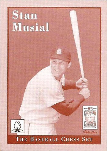 1997 Major League Baseball - The Sporting News Danbury Mint Chess Set Baseball Card Checklist