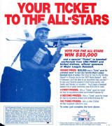 1991 Johnny Bench All Star Ballot