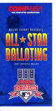 1997 All Star Game Official Ballot
