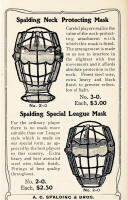 1907 Spalding Catchers Mask