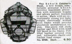 1939 Wilson catalog W305 Catchers Mask