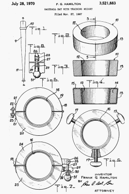 Elston Howard's Training Weight Patent