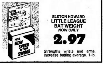 Elston Howard's On - Deck Bat Weight