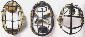 Early examples of circa1980 Catchers Masks