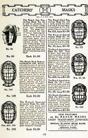 1908 Reach Catcher's Masks