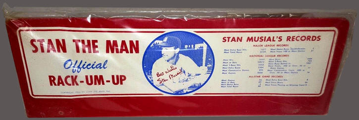 1964 Stan-The-Man's Official Rack-Um-Up sealed package