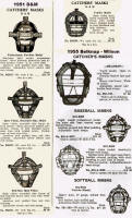 1951 1955 D&M Belknap Wilson Catchers Masks