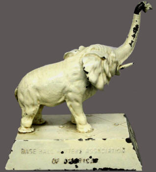 911 Philadelphia Athletics World Champion White Elephant Figural Hotel Astor Dinner Favor