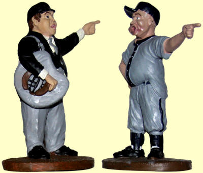 2005 SCD Hartland Collectibles "The Umpire" and "The Coach" Statues
